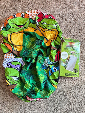 Nickelodeon Teenage Mutant Ninja Turtles Car Seat Cover Green Car Seat Cover NWT